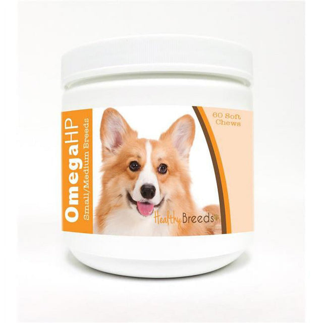 Healthy Breeds Pembroke Welsh Corgi Omega HP Fatty Acid Skin and Coat Support Soft Chews