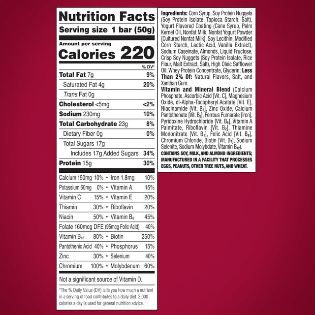 Zoneperfect Protein Bars, 15G Protein, 18 Vitamins & Minerals, Nutritious Snack Bar, Cinnamon Roll, 36 Bars