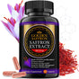 Golden Saffron, Saffron Extract 8825 (Vegetarian) - Best All Natural Appetite Suppressant That Works - 88.5 Mg per Capsule - Manufactured by Highest Grade Saffron, Non-Gmo, 30 Day Supply