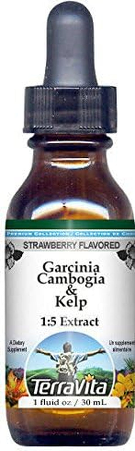 Terravita Garcinia Cambogia & Kelp Glycerite Liquid Extract (1:5) - Strawberry Flavored (1 Oz, ZIN: 522498)