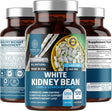 Number One Nutrition N1N Premium White Kidney Bean Extract [Max Strength & Absorption] Help Manage Carb Absorption, Support Digestion, Energy Level & Mental Clarity, Non GMO & Gluten Free, 120 Caps