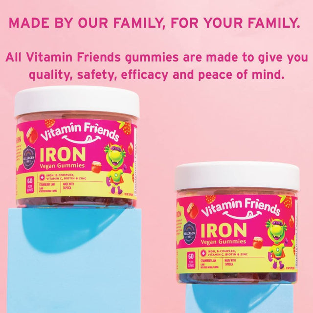 Kids Iron Vegan Gummies - Strawberry Jam