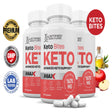 (3 Pack) Keto Bites ACV MAX Pills 1675Mg Alternative to Gummies Dietary Supplement 180 Capsules