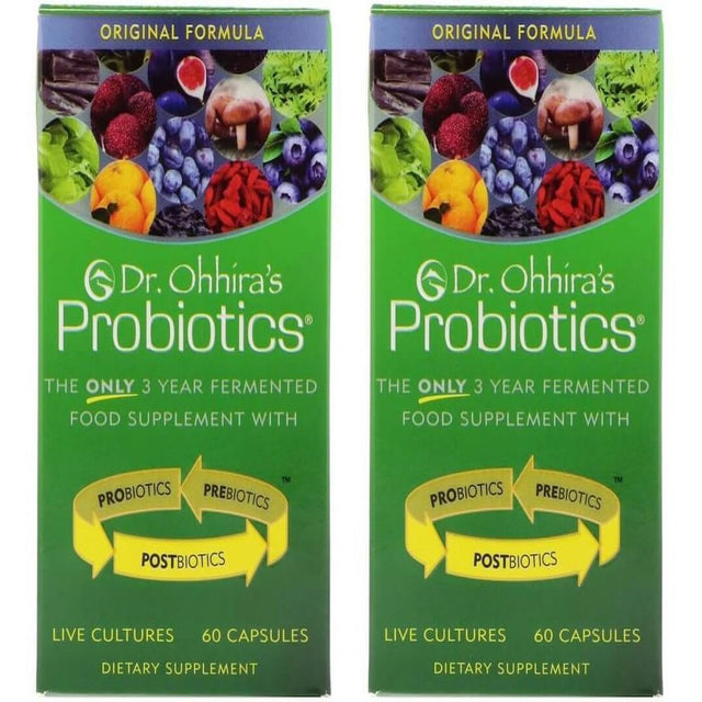 Dr. Ohhira'S Essential Formulas Inc., Probiotics, Original Formula, 60 Capsules - 2 Packs