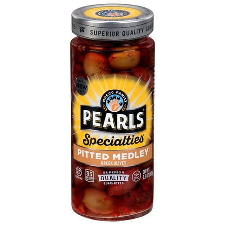 Pearls Specialties Greek Pitted Medley Olives (Pack of 14)