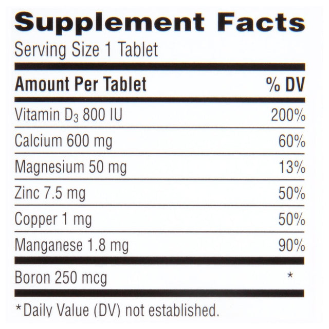 Caltrate Bone Health Advanced 600+D3 plus Minerals Calcium Tablets, 60 Ct