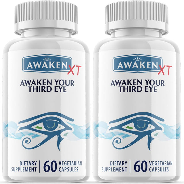 (2 Pack) Awaken XT - Revolutionary Advanced Vision Matrix Formula - Supports Healthy Vision - Dietary Supplement for Eyes Sight - 120 Capsules