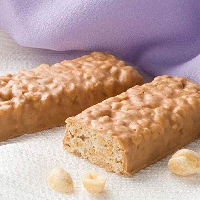 Nutriwise - Peanut Pretzel Crispy Diet Bar | Low Sugar, Low Cal, Low Carb, High Protein, Gluten Free - 2 Box Pack - 14 Units