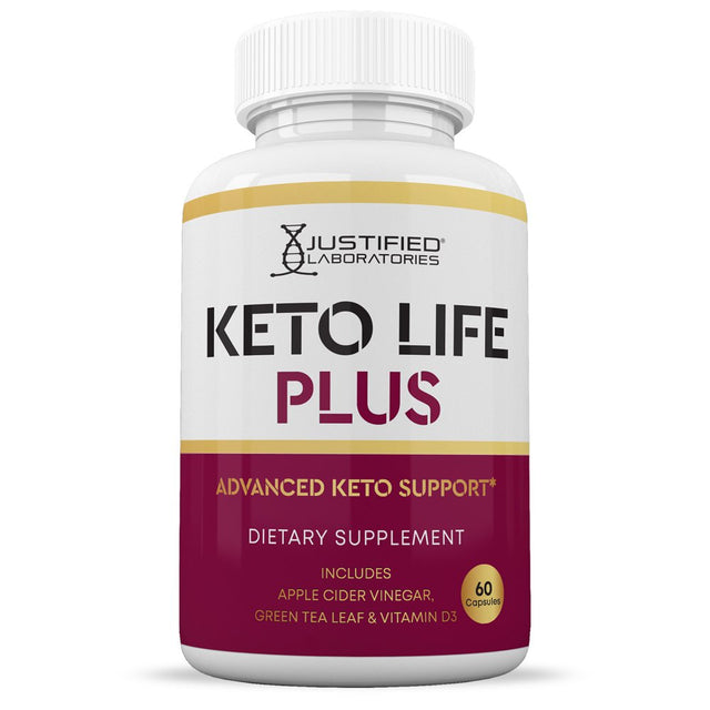 (3 Pack) Keto Life plus Keto ACV Pills 1275Mg Dietary Supplement 180 Capsules