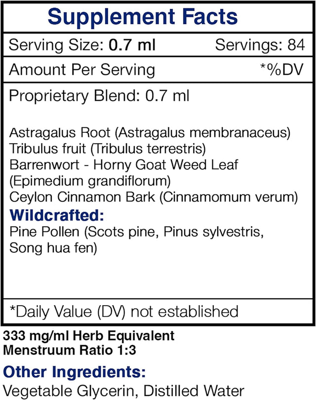 Secrets of the Tribe - Testosterone Secret, Male Hormone Support, Herbal Supplement Blend Drops Alcohol-Free Liquid Extract (2 Fl Oz)