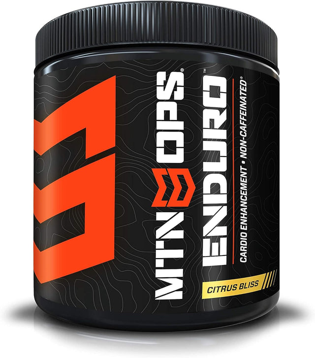 MTN OPS Enduro Nitric Oxide Supplement & Stim-Free Pre Workout - 30 Servings - with Magnesium Citrate, Beet Root Powder, Niacinamide, L Arginine & L Citrulline - Citrus Bliss Flavor