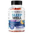 Healblend Sleep Well Gummies with Vitamin B6, Passiflora Extract, Melatonin, 60 Gummies