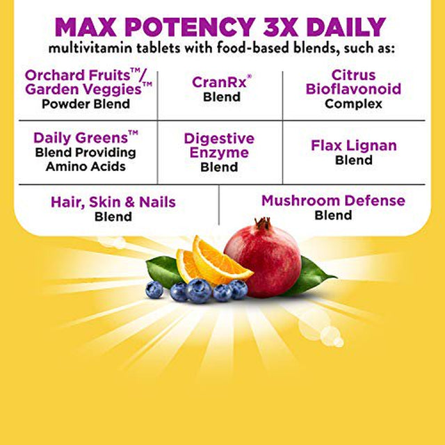 Natureâ€™S Way Alive! Max3 Potency Womenâ€™S Multivitamin, High Potency B-Vitamins, 90 Tablets