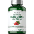 Berberine HCL 500Mg | 120 Capsules | Barberry Extract Supplement | Non-Gmo, Gluten Free | by Piping Rock