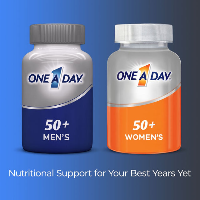 One a Day Men'S 50+ Multivitamin Tablets, Multivitamins for Men, 65 Ct