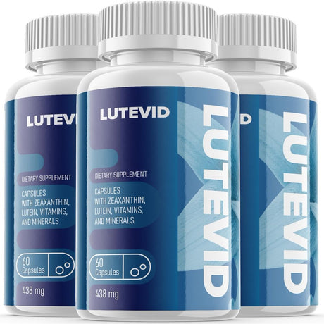 (3 Pack) Lutevid - Revolutionary Advanced Vision Matrix Formula - Supports Healthy Vision - Dietary Supplement for Eyes Sight - 180 Capsules