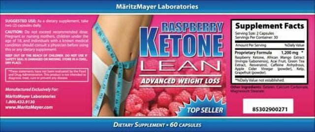 3X Pure Raspberry Ketone Lean Advanced 1200 Mg Diet Weight Fat Loss Capsules