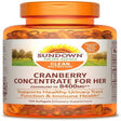 Sundown Naturals Super Cranberry 8400 Mg plus Vitamin D3 Softgels 150 Ea (Pack of 3)