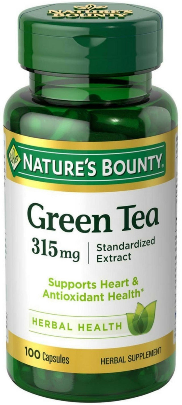 Nature'S Bounty Green Tea Extract Weight Loss Supplement, 315 Mg, 100 Capsules, 3 Pack