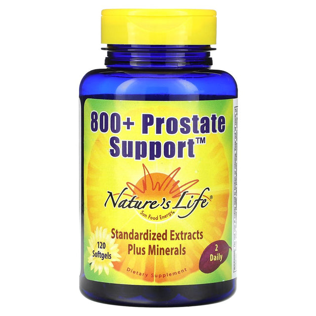 Nature'S Life 800+ Prostate Support, 120 Softgels