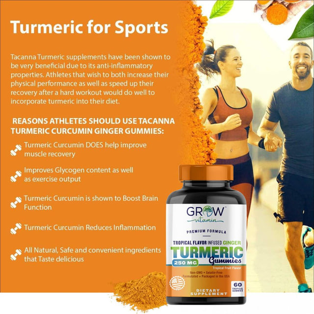 Curcuwell Turmeric Curcumin Gummies with Ginger - Helps Support Healthy Joints, Inflammation, and Digestive Health & Immunity + - Vegan, Chewable, Natural Dietary Supplement for Men & Women (60 Count)