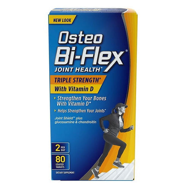 Osteo Bi-Flex Joint Shield Formula with Vitamin D Advanced Triple Strength Caplets - 80 Ea, 6 Pack