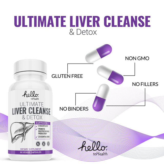 Complete Liver Support and Detox Cleanse Natural Liver Detox with Milk Thistle, Dandelion Extract, Artichoke, and Beet Root Â Liver Cleanse for Men and Women - 30-Day Cleanse (180 Capsules)