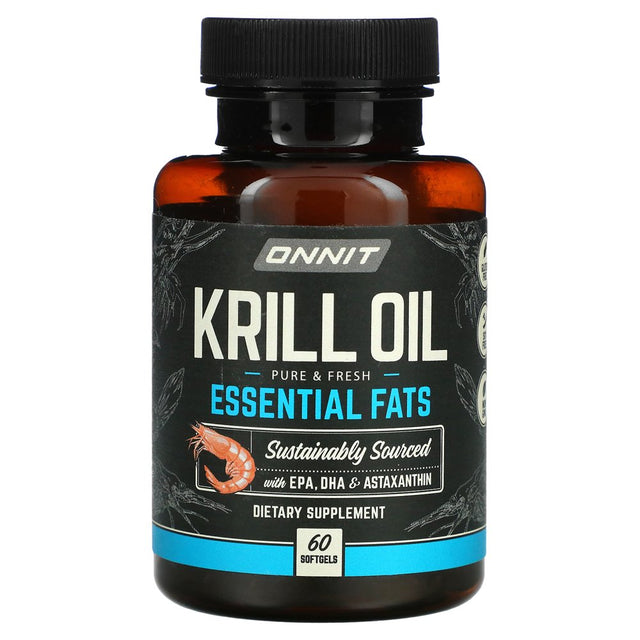 Krill Oil, Essential Fats, 60 Softgels, Onnit