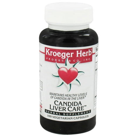 Kroeger Herbs Candida Liver Care, Vegetarian Capsules - 100 Ea, 3 Pack