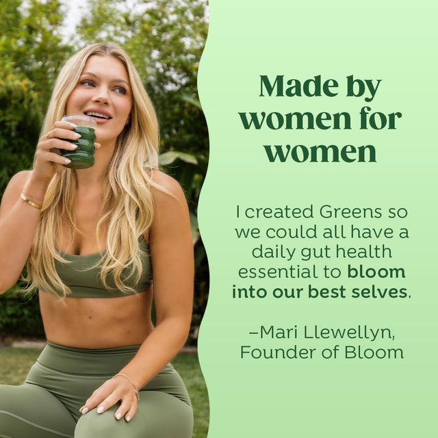 Bloom Nutrition Super Greens Powder Smoothie & Juice Mix - Probiotics for Digestive Health & Bloating Relief for Women, Digestive Enzymes with Superfoods Spirulina & Chlorella for Gut Health (Citrus)