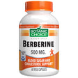 Botanic Choice Berberine 500 Mg. Blood Sugar Herbal Supplement, 60 Vegetarian Capsules