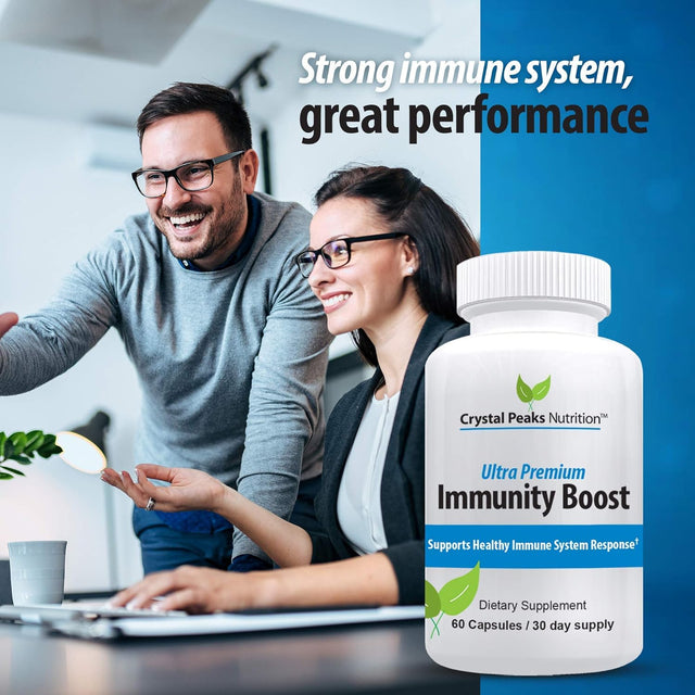 Lung Health and Immunity System Support Supplements | Improve Breathing and Strengthen Your Immune Defense | 30-Day Supply of Each