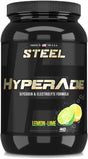 Steel Supplements Hyperade | Advanced Hydration Powder W/Fast Absorbing Electrolytes & Glycogen Formula for Quick Replenishment of Energy & Recovery | Pre/Intra/Post Workout (Lemon-Lime)