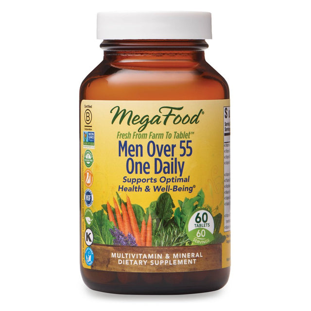 Megafood Men'S 55+, One Daily Multivitamin, 60 Tablets