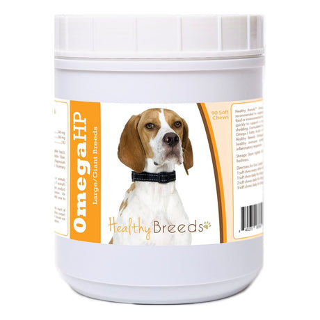 Healthy Breeds English Pointer Omega HP Fatty Acid Skin and Coat Support Soft Chews