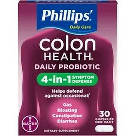 Phillips' Phillips Colon Health Probiotic Supplement Capsules (Pack of 8)