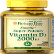 Puritan'S Pride Vitamin D3 2000 Iu, 200 Count