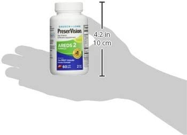 Preservision AREDS 2 Eye Vitamin & Mineral Supplement, Contains Lutein, Vitamin C, Zeaxanthin, Zinc & Vitamin E, 120 Softgels (Packaging May Vary)