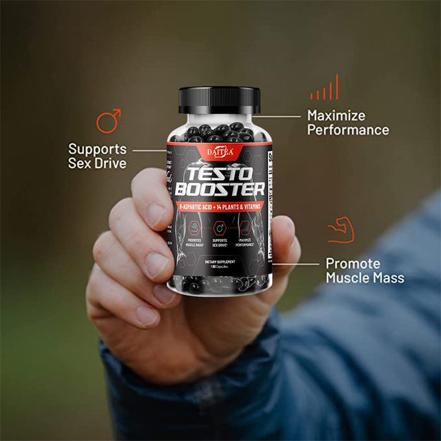 DAITEA Testosterone Booster for Men - Promotes Muscle Growth, Enhancing Natural Energy, Tongkat Ali, Other Power Vitamins…