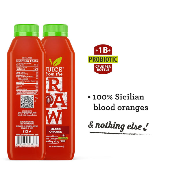 3-Day Juice Cleanse with Probiotics by Juice from the RAW® - 100% Raw Cold-Pressed Juices (18 Total 12 Oz. Bottles)