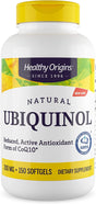 Healthy Origins Ubiquinol 200 Mg (Kaneka QH, Non-Gmo, Gluten Free, Heart Support, Energy Support), 150 Softgels