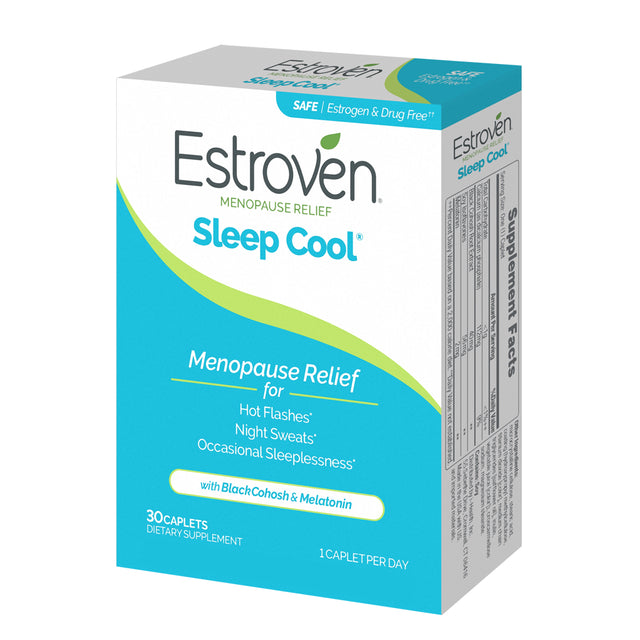 Estroven Sleep Cool for Menopause Relief Caplets, 30 Count