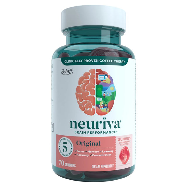 NEURIVA Brain Performance, Original Gummies (70 Count)