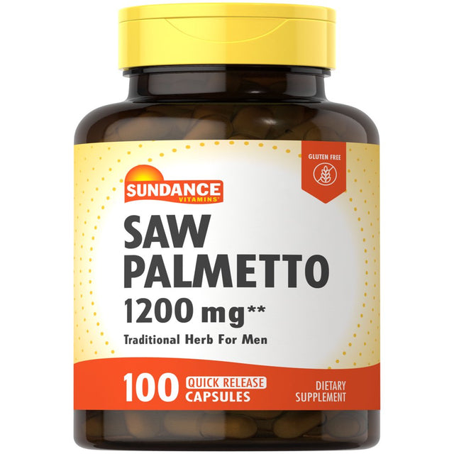 Sundance Vitamins Saw Palmetto Tablets, 1200 Mg, 100 Count