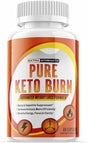 (1 Pack) Pure Keto Burn - Supplement for Weight Loss - Energy & Focus Boosting Dietary Supplements for Weight Management & Metabolism - Advanced Fat Burn Raspberry Ketones Pills - 60 Capsules