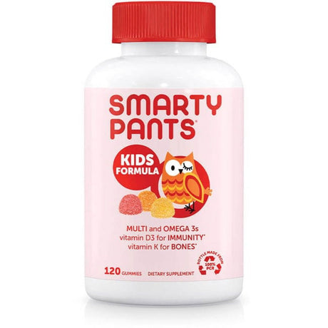 Smartypants Kids Multi & Omega 3 Fish Oil Gummy Vitamins with D3, C & B12 - 120 Ct