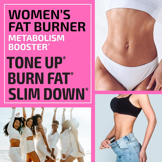 Fat Burners for Women | Weight Loss Pills for Women Belly Fat | Raspberry Ketones | Appetite Suppressant & Metabolism Booster | Bloating Relief Supplement | Diet Pills for Fast Result 60 Count