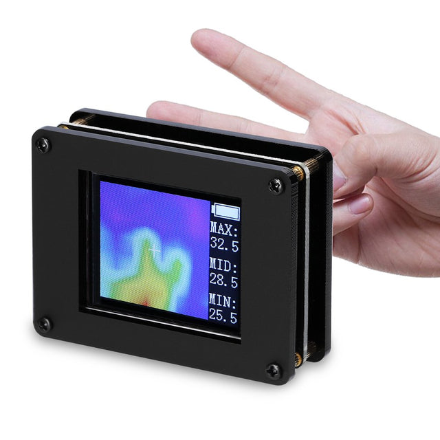 Walmeck AMG8833_CP 1.8 Inch TFT Display Simple Portable Infrared Thermal Imager Temperature Sensors Maximum Minimum Temperature Display