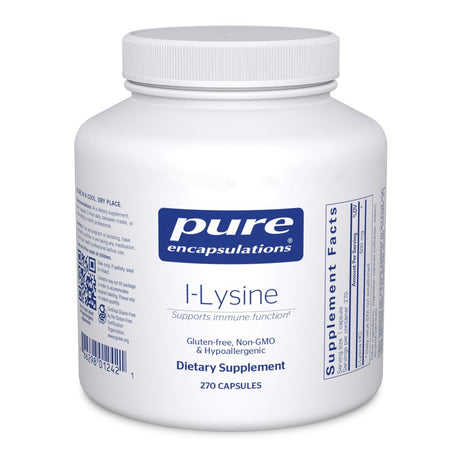 Pure Encapsulations L-Lysine | Amino Acid Supplement for Immune Support and Gum Health* | 270 Capsules