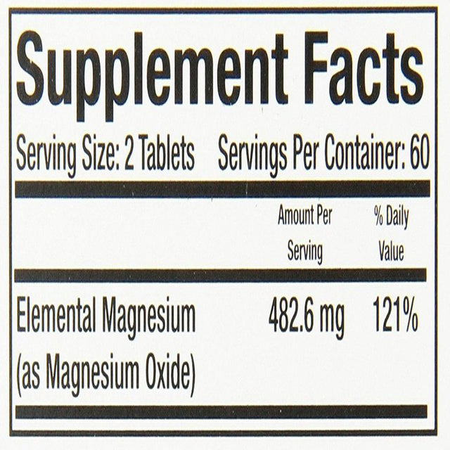 Mag-Ox 400 Magnesium Supplement 120 Tablets 2 Pack